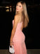 Elegant Pink Sleeveless Ruffle Pleats Mermaid Long Evening Prom Dresses,MB119