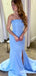 Strapless Sheath Evening Gown Maxi Long Formal Dresses Prom Dresses With Side Slit ,MB581