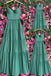 Green Sweetheart A-line Evening Gown Maxi Long Evening Party Prom Dresses,MB712