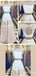 Elegant Two Pieces Lace Appliques A-Line Evening Gown Maxi Long Formal Dresses Prom Dresses ,MB584