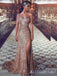 Sparkle One Shoulder High Slit Sheer Corset Bodice Sweetheart Mermaid High Slit Evening Gown Long Formal Dresses Prom Dresses ,MB362