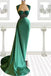 Stylish Dark Green Mermaid Beaded Sweetheart Prom Dresses to Impress,MB884