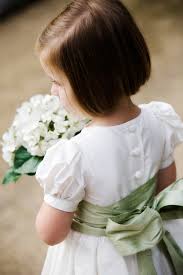 Cute Round Neck Short Sleeves Organza A-Line Long Cheap Flower Girl Dresses,FG06