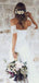 Elegant Off Shoulder Casual Cheap White Lace Wedding Dresses , WD04