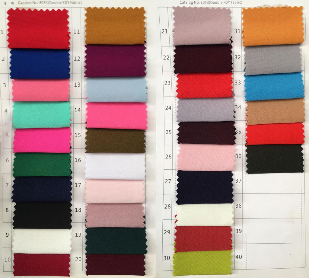 Double FDY Fabric Swatch