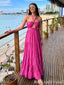 Hot Pink Halter A-line Prom Dresses to Impress  ,MB894