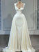 Stunning Ivory Beaded Mermaid Long Party Dress Prom Dresses ,MB10949