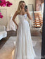 Elegant White A-Line Strapless Evening Gown Maxi Long Formal Dresses Prom Dresses,MB509