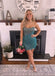 Cute Green Sweetheart Short Party Dress Short Homecoming Dress, HD486