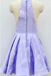 High-end Floral A-line Purple Short Homecoming Dresses with Pleats, HD250