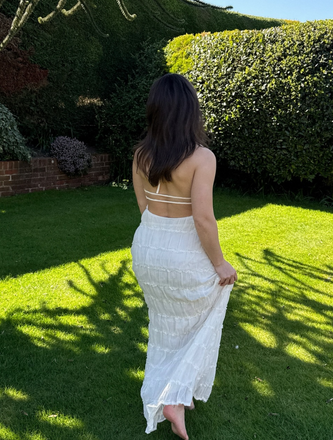 Popular White A-Line Long Formal Dress to Impress,MB11176