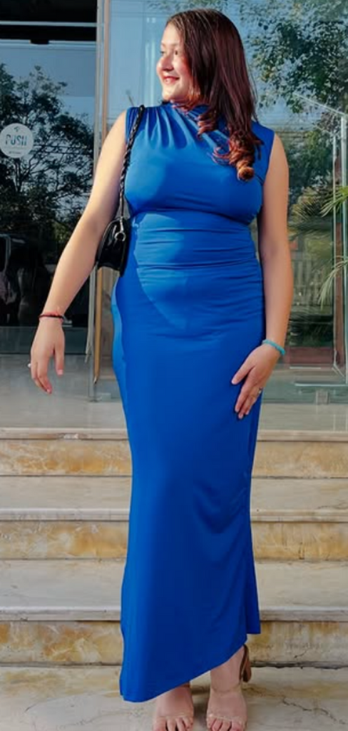 Popular Blue Jewel Mermaid Long Formal Dress to Impress,MB11211