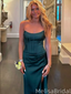 Sexy Green Mermaid Straight Across Long Formal Dress to Impress,MB11226