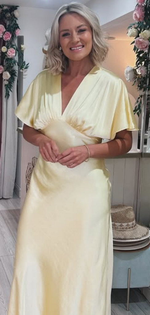 Popular Yellow V-neck Mermaid Long Formal Dress to Impress,MB11229