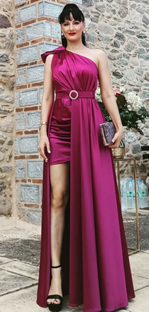 Popular Champagne V-neck Mermaid Long Formal Dress to Impress,MB11216