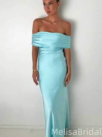 Popular Green  Off-shoulder Mermaid Long Formal Dress to Impress,MB11237