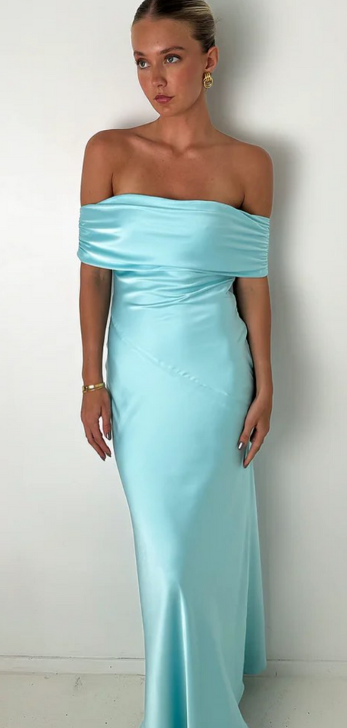 Popular Green  Off-shoulder Mermaid Long Formal Dress to Impress,MB11237