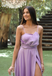 Popular Purple Spaghetti Straps Long Formal Dress to Impress,MB11240