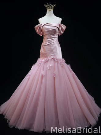 Popular Pink Sweetheart Mermaid Long Formal Dress to Impress,MB11246