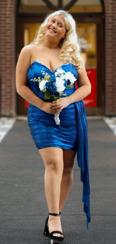 Elegant Blue Sweetheart Short Homecoming Dress, HD562