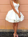 Sexy V-neck Ball Gown Charming Short Homecoming Dresses with Ruffles, HD247