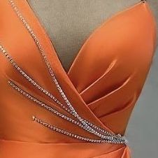 Unique One Shoulder Pleats Beading Side Slit Mermaid Evening Long Prom Dresses,MB59