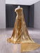 Stylish Gold Mermaid Party Dress Long Prom Dresses to Impress ,MB961