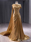 Stylish Gold Mermaid Party Dress Long Prom Dresses to Impress ,MB961