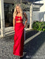 Sexy Red Strapless Sheath Evening Gown Maxi Long Formal Dresses Prom Dresses,MB451