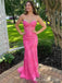 Pink Sweetheart Strapless Mermaid Lace Up Back Lace Appliques Evening Gown Maxi Long Formal Dresses Prom Dresses,MB568