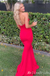 Sexy Strapless Open Back Sweetheart Mermaid Evening Gown Maxi Long Formal Dresses Prom Dresses ,MB532