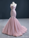 Elegant Mermaid Lace up Back Party Dress Long Prom Dresses to Impress ,MB973