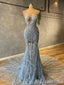 Gorgeous Mermaid Sparkle Evening Gown Maxi Long Formal Dresses Prom Dresses With Trailing,MB572