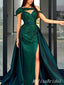 Sexy Mermaid Enchanting Green Sweetheart Evening Gown Long Prom Dresses  ,MB227