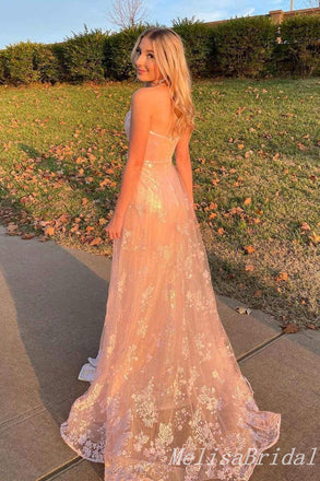 Sparkle Strapless Sweetheart Mermaid Lace Appliques Evening Gown Maxi Long Evening Party Prom Dresses,MB731