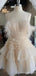 Elegant Off-The-Shoulder White Layer A-Line Graduation Party Homecoming Dresses, HD352