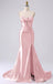 Stylish Mermaid Strapless Sweetheart Side Slit Long Party Dress Prom Dresses,MB1045