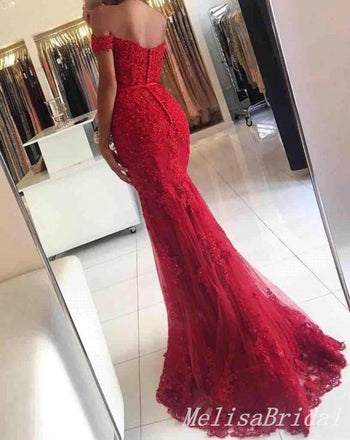 Sexy Sparkle Sweetheart Off-the-shoulder Mermaid Evening Gown Long Formal Dresses Prom Dresses ,MB348
