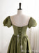 Elegant Green Illusion Sweetheart A-line Long Party Dress Prom Dresses,MB1052