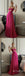 Gorgeous Hot Pink Spaghetti Straps Sweetheart A-line Party Dress Long Prom Dresses to Impress ,MB1004