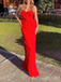 Elegant Red Sheath Party Dress Long Prom Dresses to Impress,MB1008