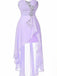 Gorgeous Lilac Strapless Sweetheart Beaded Sheath Long Party Dress Prom Dresses,MB1064