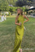 Halter Green Sheath Party Dress Long Prom Dresses to Impress ,MB982