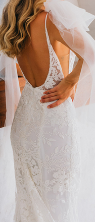 Sexy V-Neck Lace Backless Mermaid Long Cheap Wedding Dresses, WD10