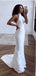 Elegant Halter Mermaid Lace Long Cheap Wedding Dresses, WD05