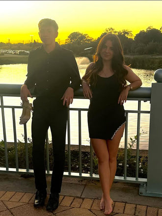 Elegant Black Spaghetti Straps Short Party Dress Short Homecoming Dress, HD533