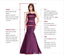 Elegant Silver One Shoulder Mermaid Long Prom Dresses with Trailing,MB10979