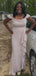 Elegant Pale Pink Mermaid Long Formal Dress to Impress,MB11104
