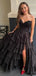 Elegant Black A-line Sweatheart Long Formal Dress to Impress,MB11101