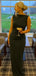 Elegant Green Sabrina Mermaid Long Formal Dress to Impress,MB11109